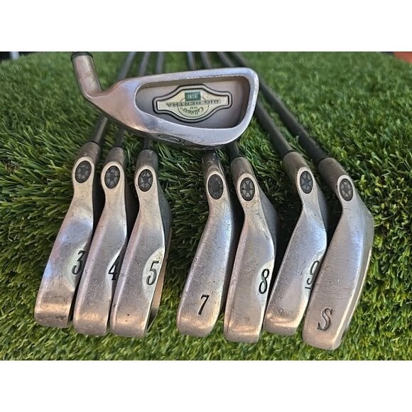 Callaway Big Bertha Ladies Gems 1996 Iron Set 3-9 + SW Graphite *need Grips - Picture 1 of 5